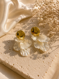 Golden Petals Σκουλαρίκια