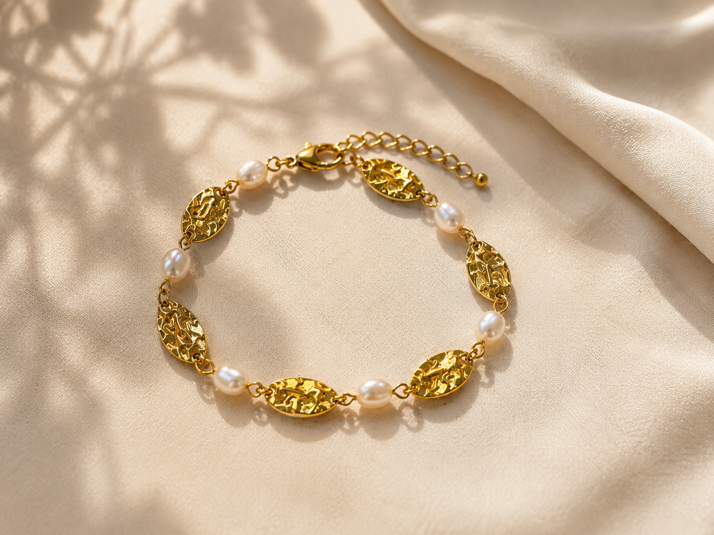 Golden Pearl Bracelet